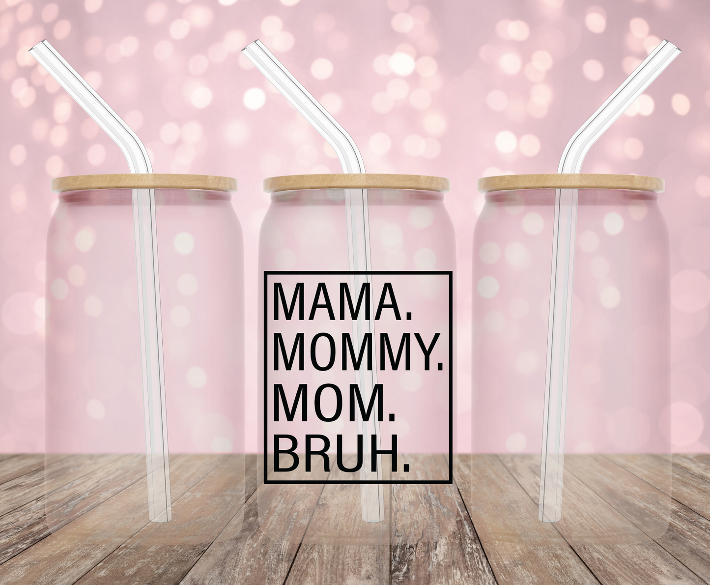 Stages of Mom UV DTF Decal