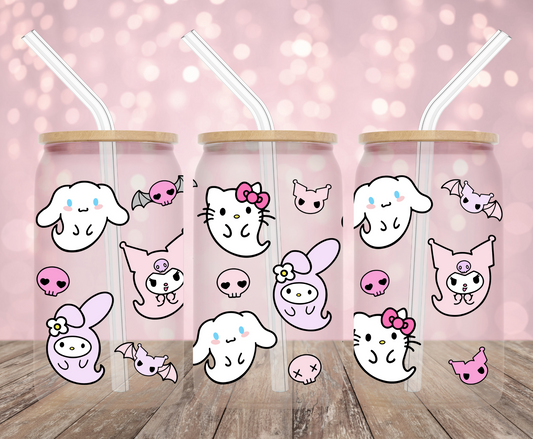 Kawaii Ghosts UV DTF Wrap