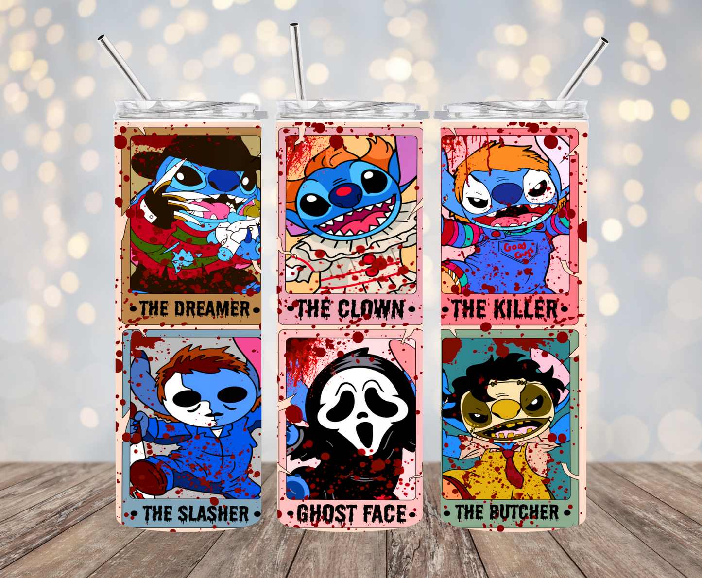 Alien Killer Tarot Cards Tumbler