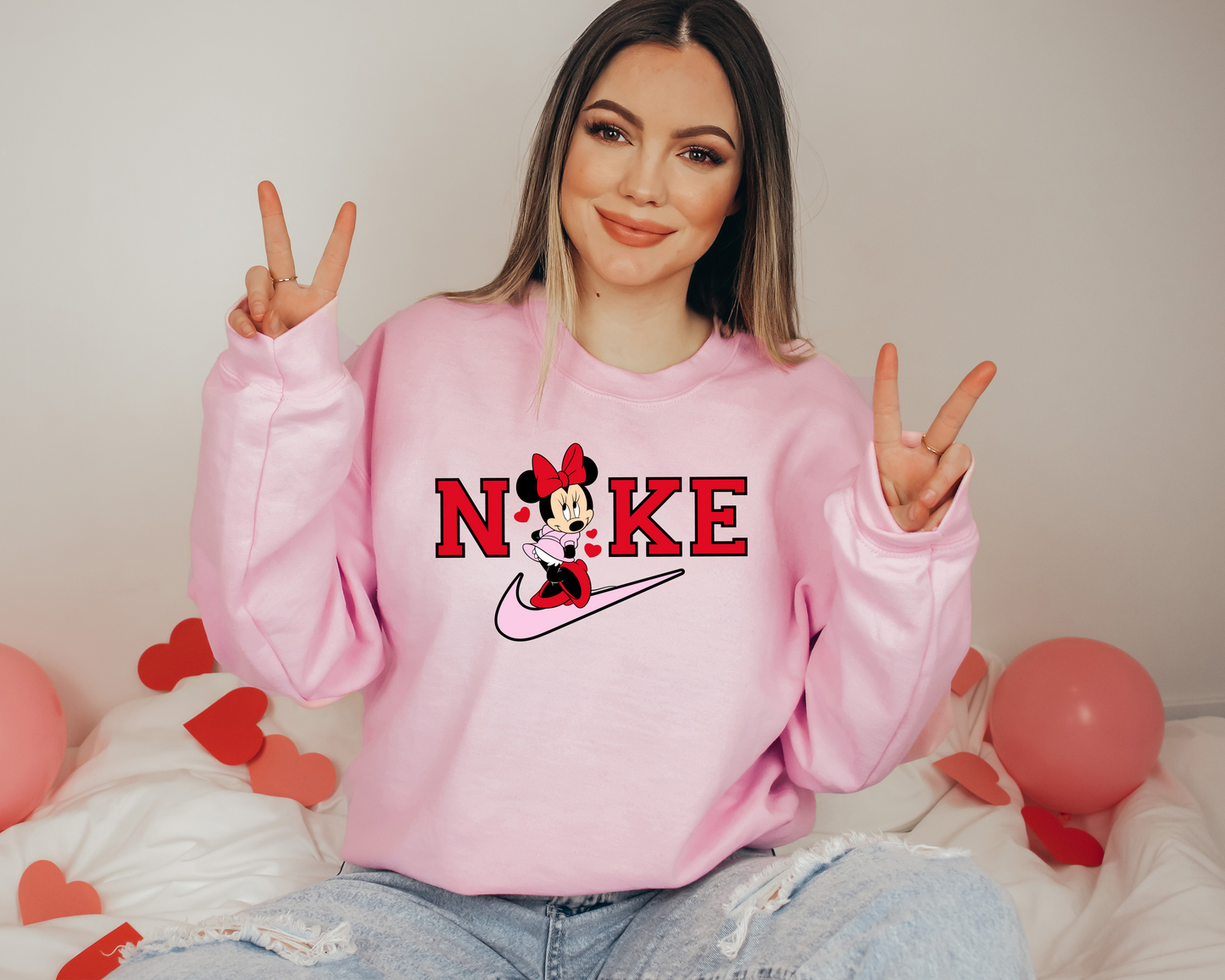 Just Girl Mouse Love Crewneck