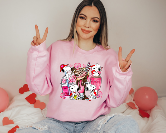 Puppy Love Lattes Crewneck