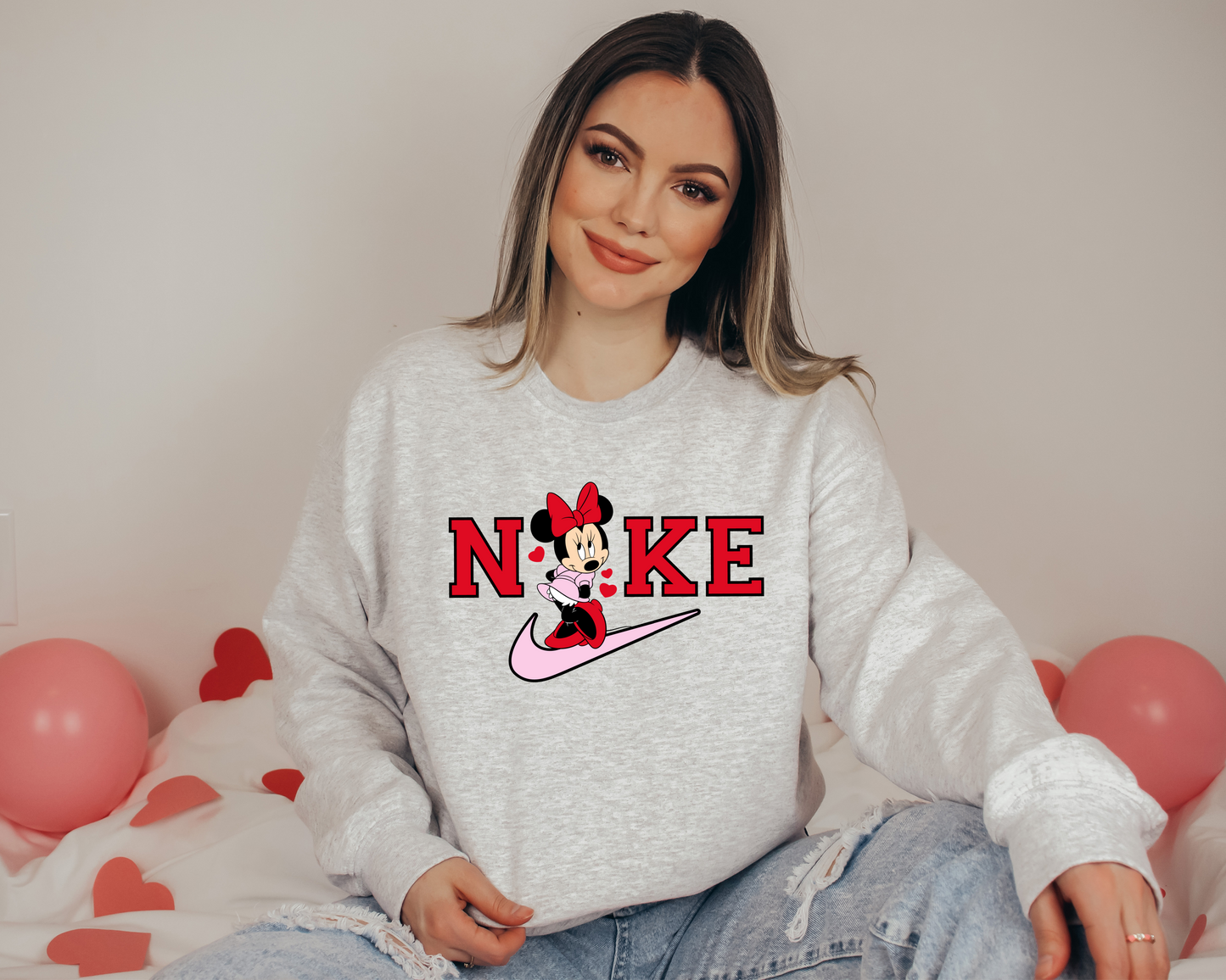 Just Girl Mouse Love Crewneck