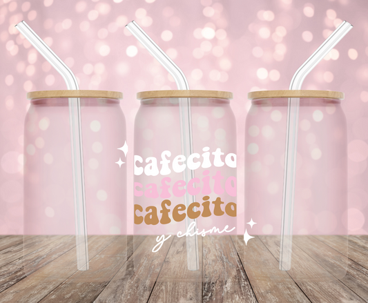 Cafecito Y Chisme UV DTF Decal