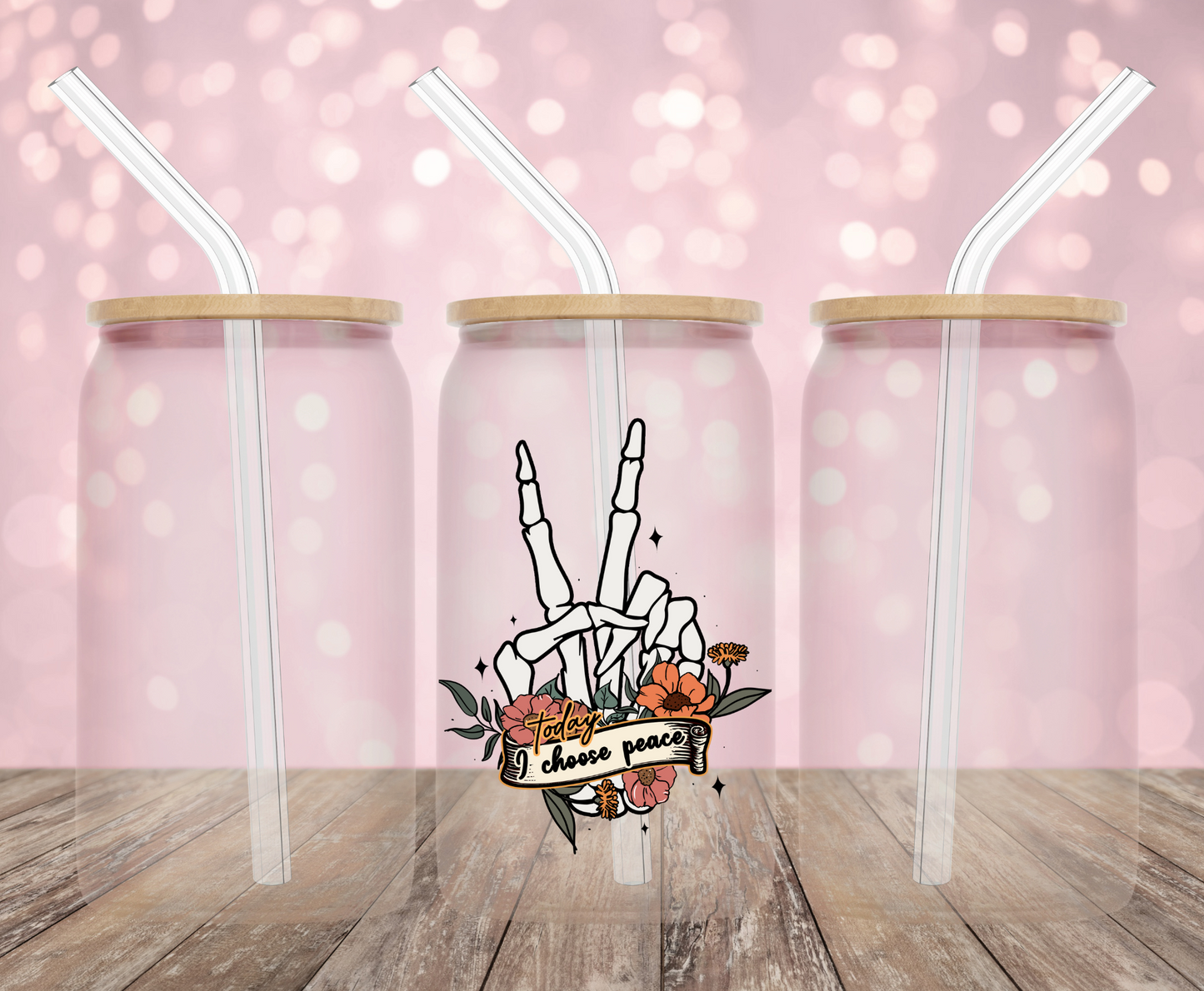 Choose Peace UV DTF Decal