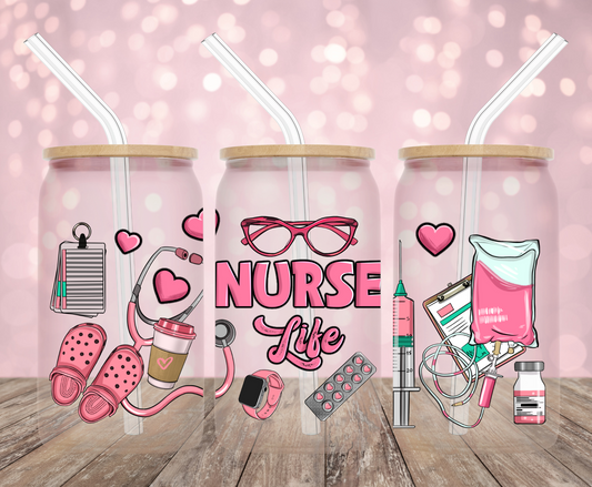 Nurse Life UV DTF Wrap