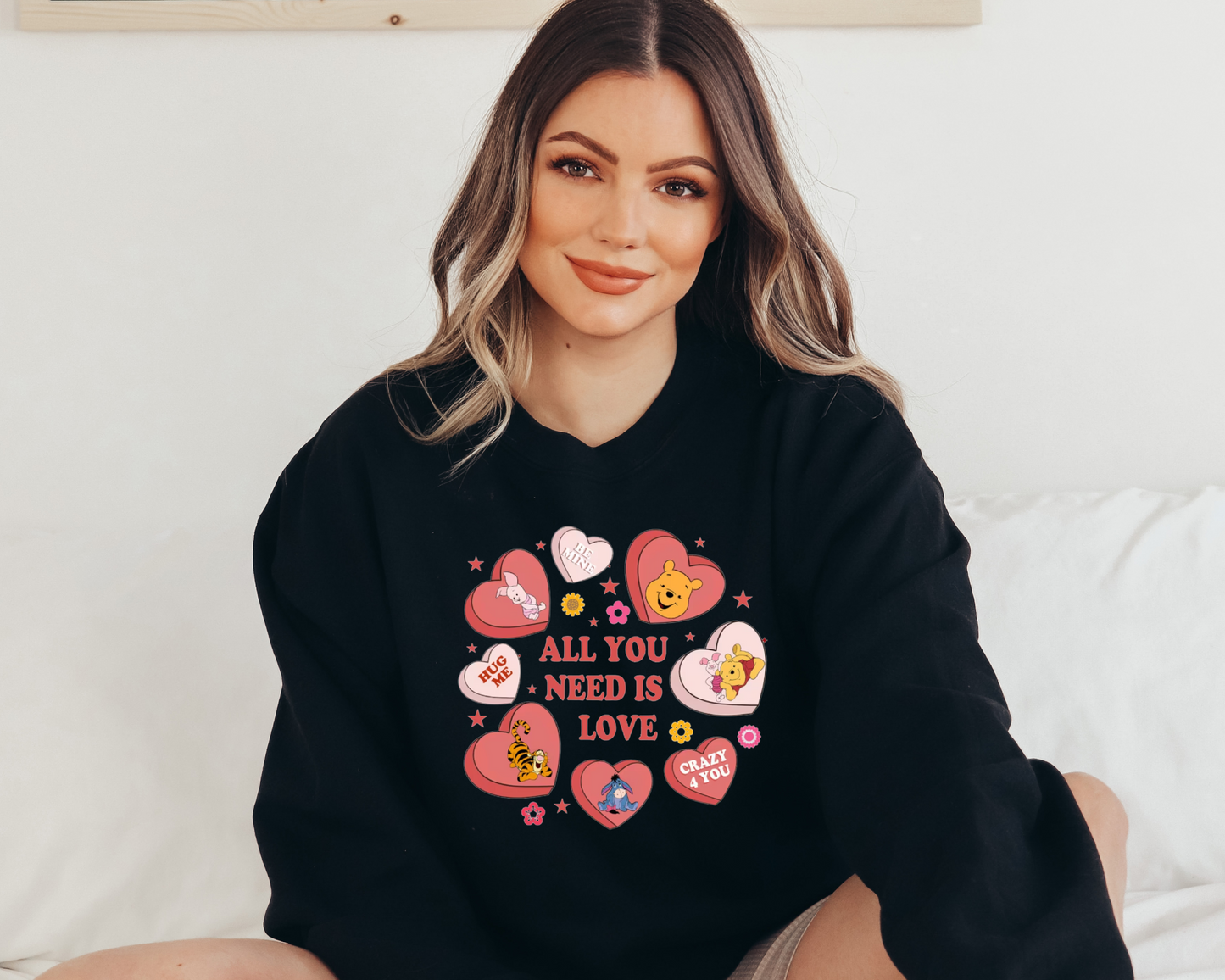 Bear Love Is All You Need Crewneck